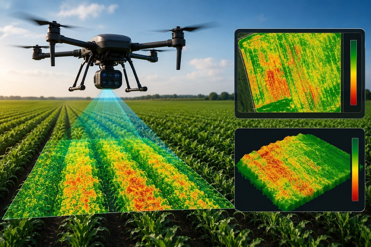 How Multispectral Drone Data Improves Crop Yield Decisions